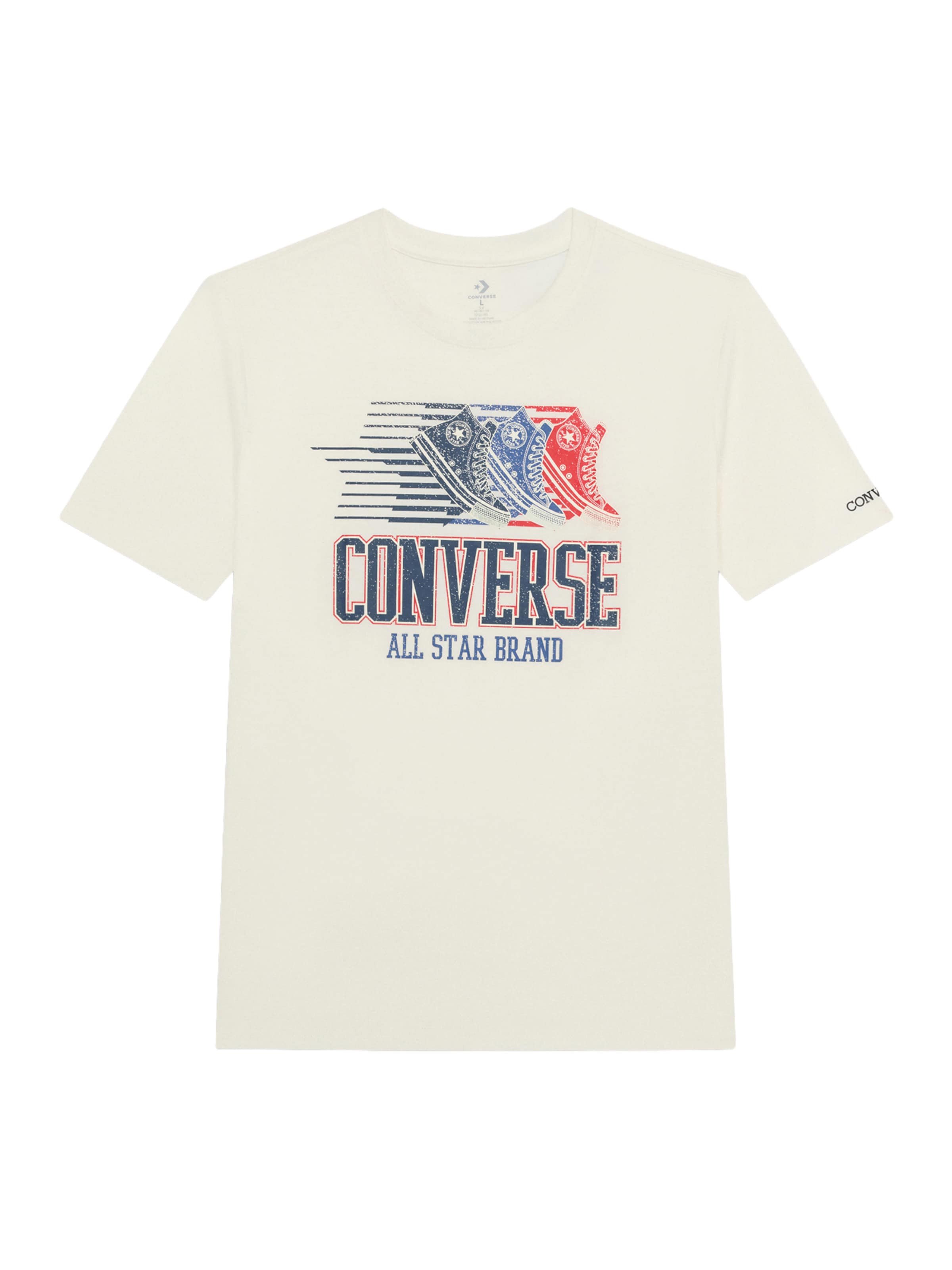 CONVERSE Paita 'ANNIVERSARY OF AMERICA' värissä beige: etupuoli