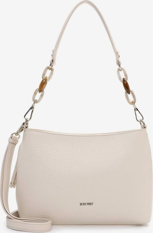 Borsa a spalla di Suri Frey in bianco: frontale
