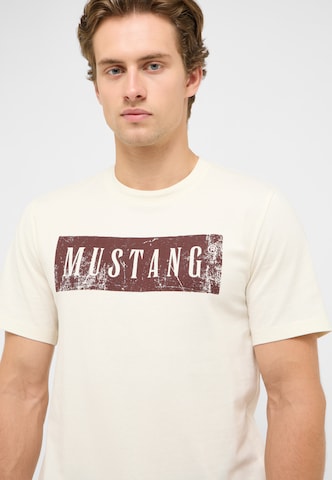 MUSTANG Shirt 'Style Austin' in Beige