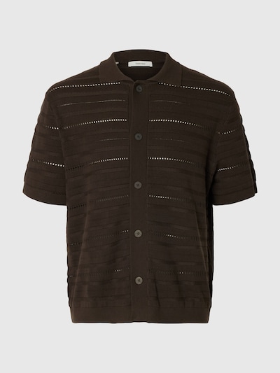 SELECTED Knit cardigan in Dark brown, Item view