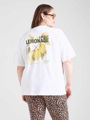 Maglietta di ONLY Carmakoma in bianco: frontale