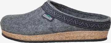 Stegmann Clogs 'Filz' in Grau: Vorderseite