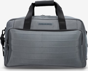 Borsa weekend 'Roadster Pro' di Porsche Design in grigio: frontale