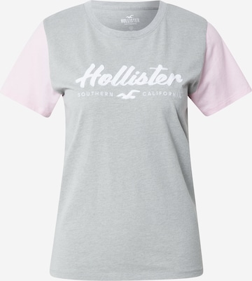 Tricou de la HOLLISTER pe gri: față