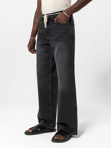 Wide leg Jeans 'Conroe' di VAMOS CLO in nero