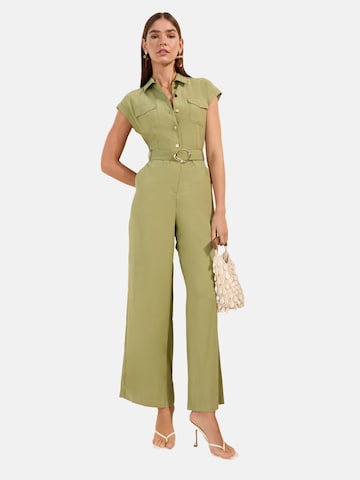 Friends Like These Jumpsuit in Groen: voorkant