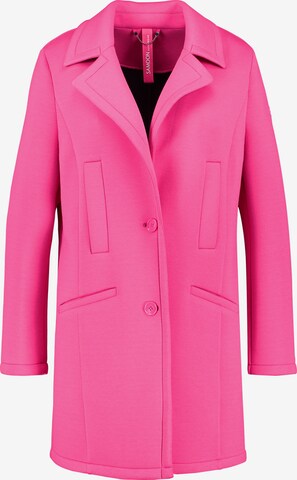 SAMOON Between-Seasons Coat in Pink: front