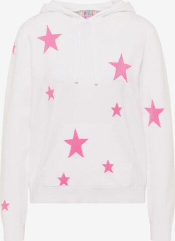 IZIA Sweatshirt in White: front