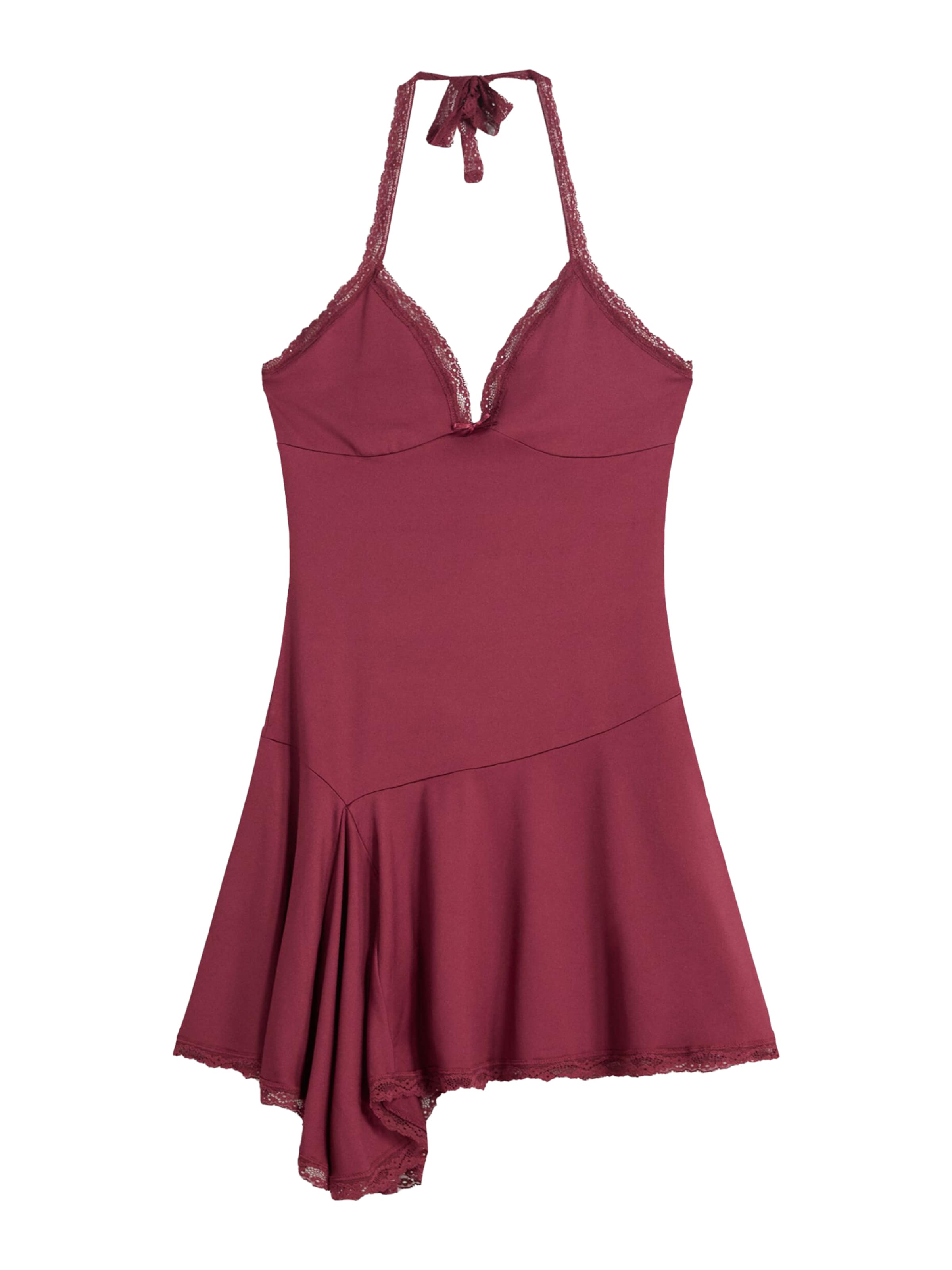 Bershka Šaty - Červená: predná strana