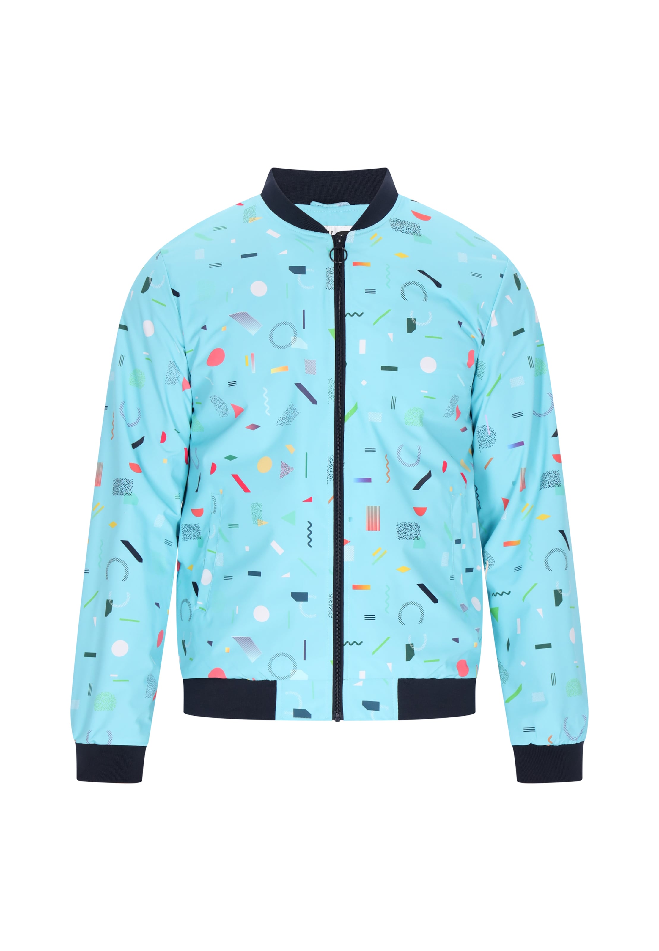 Mo ATHLSR Jacke in Blau: Vorderseite