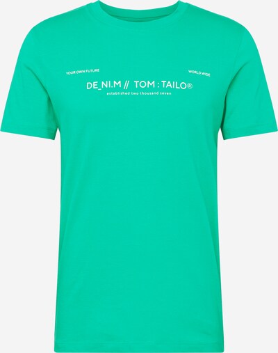 TOM TAILOR DENIM Shirt in Light green / White, Item view