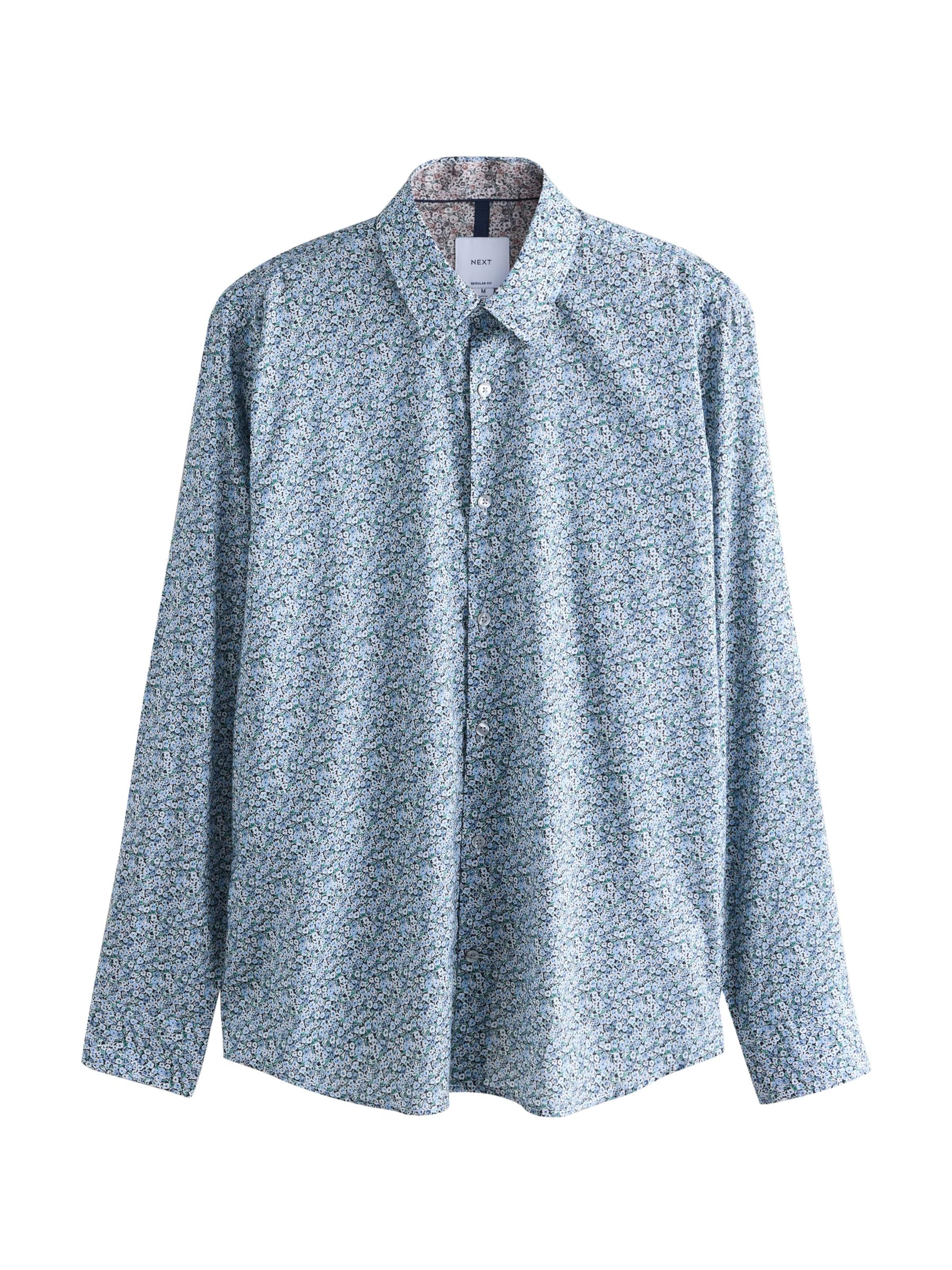 Next Skjorta i blå / marinblå / smaragd / vit, Produktvy