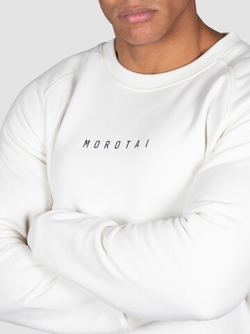 MOROTAI Sport sweatshirt i vit