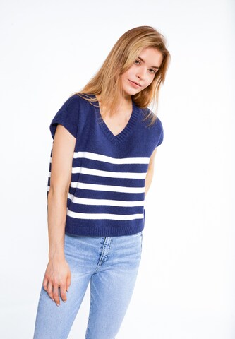 DreiMaster Maritim Pullover in Blau: predná strana