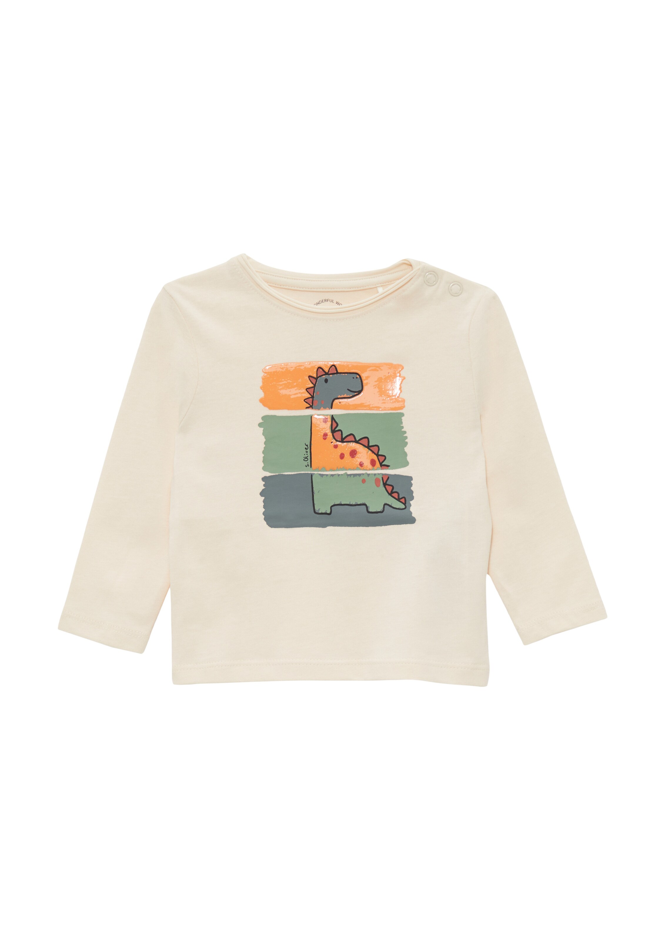 T-Shirt s.Oliver en beige : devant