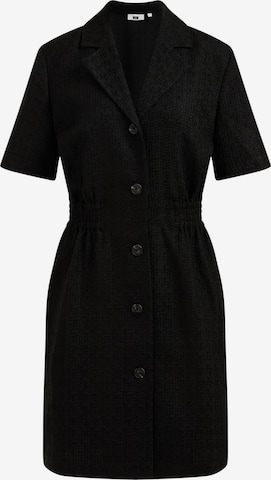 Robe-chemise WE Fashion en noir : devant