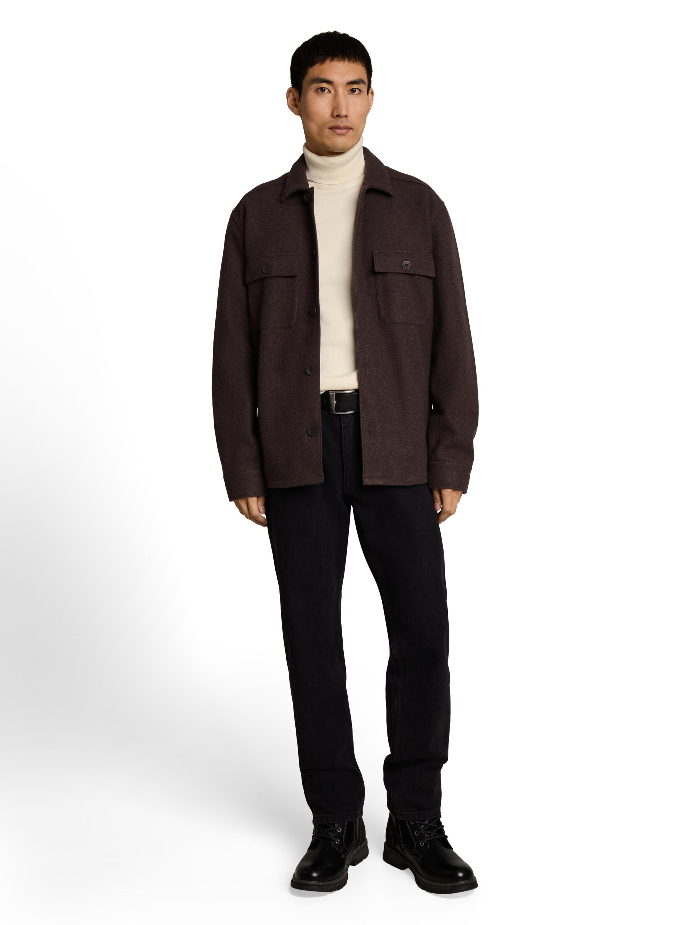 TOM TAILOR Sweater in White