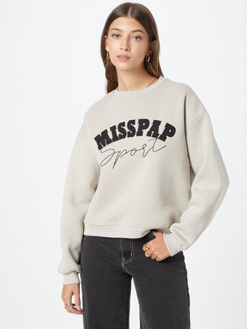 Misspap Sweatshirt in Grey: front