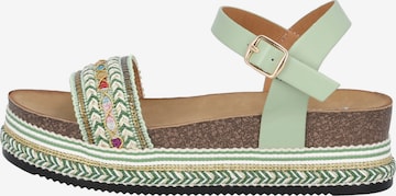 Palado Sandal 'Segour' in Green: front