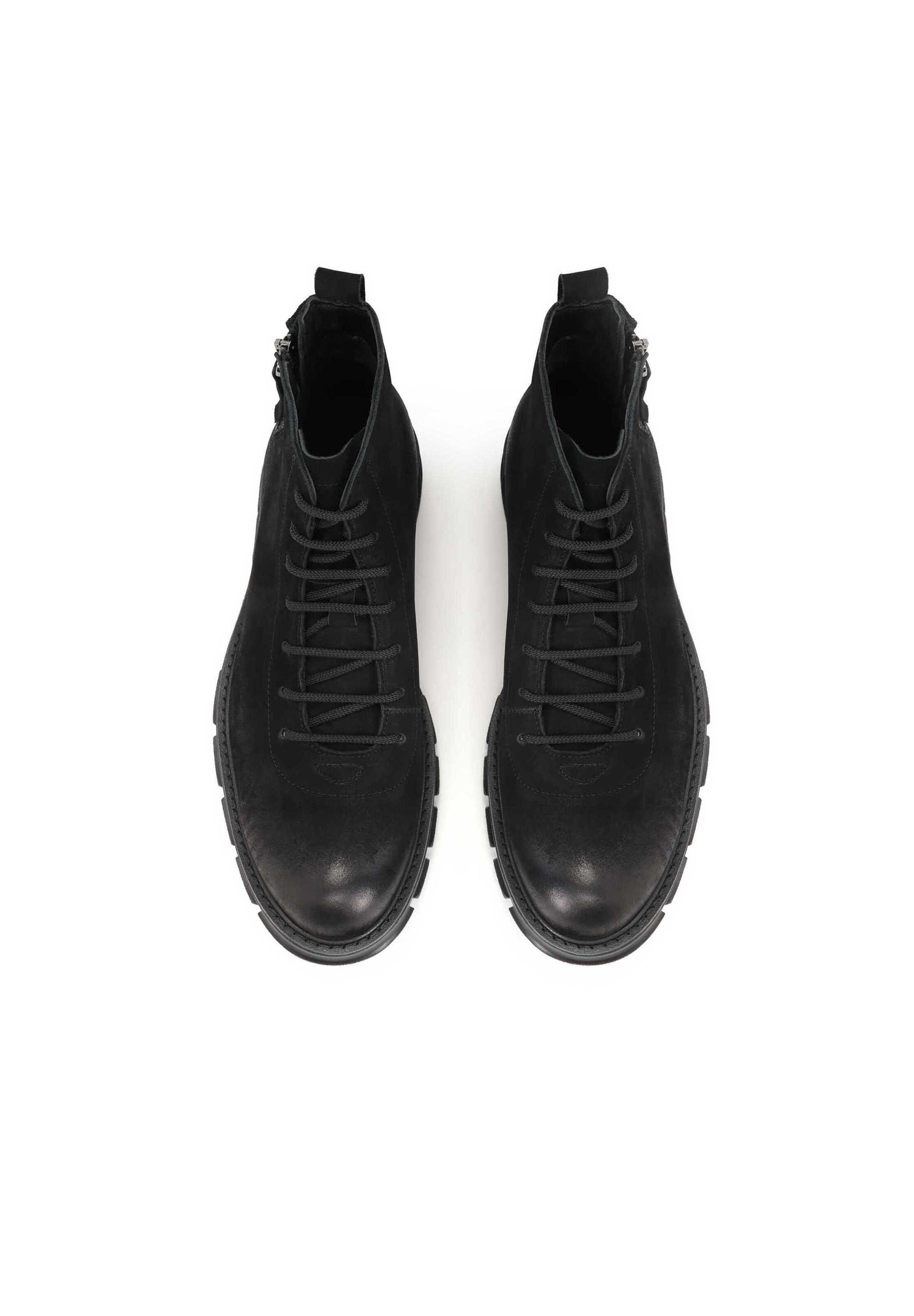 Boots stringati di Kazar in nero