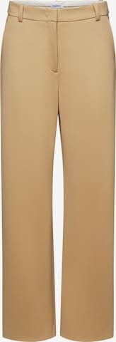 Wide Leg Pantalon ESPRIT en beige : devant