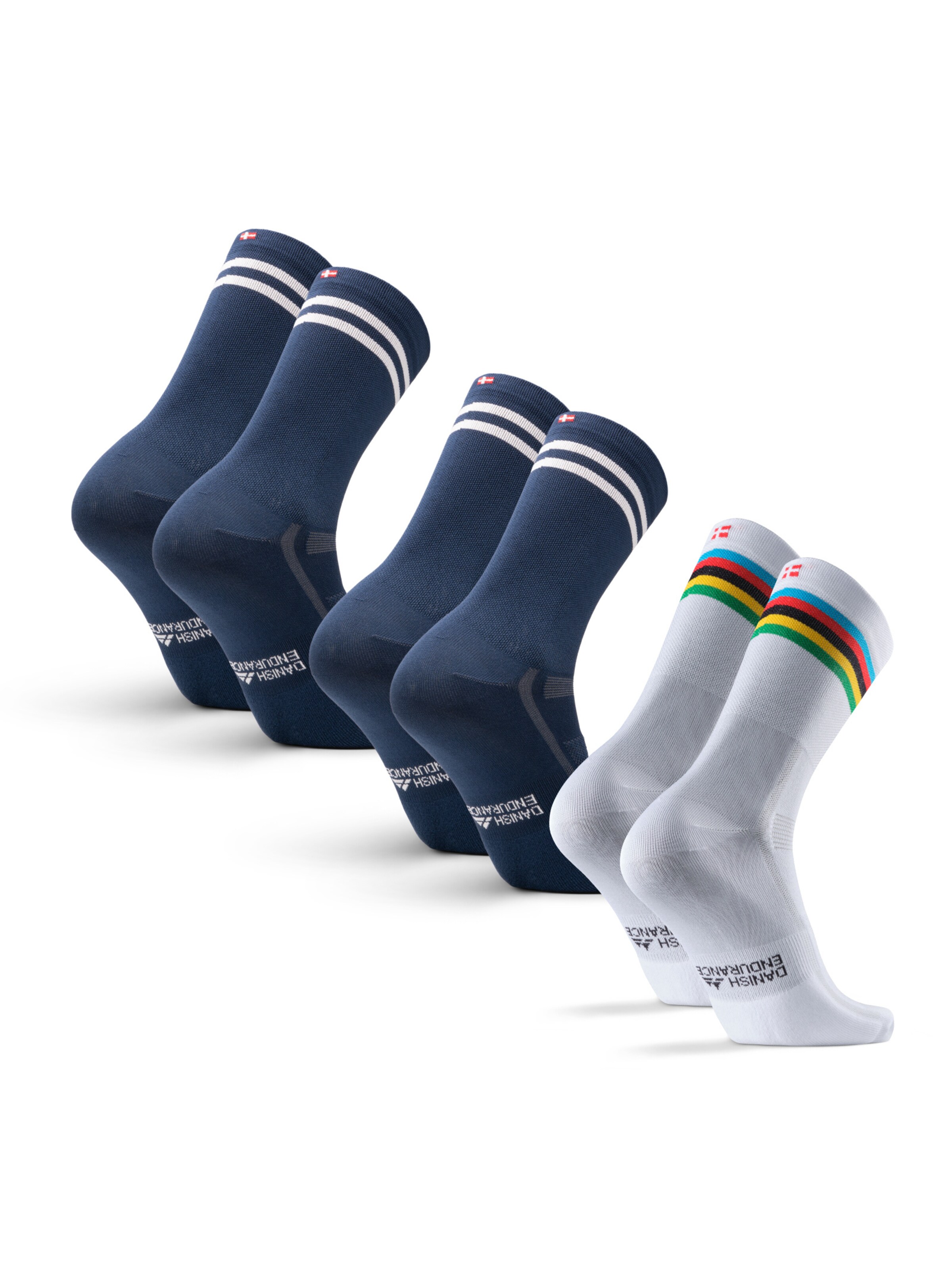 DANISH ENDURANCE Athletic Socks in Blue