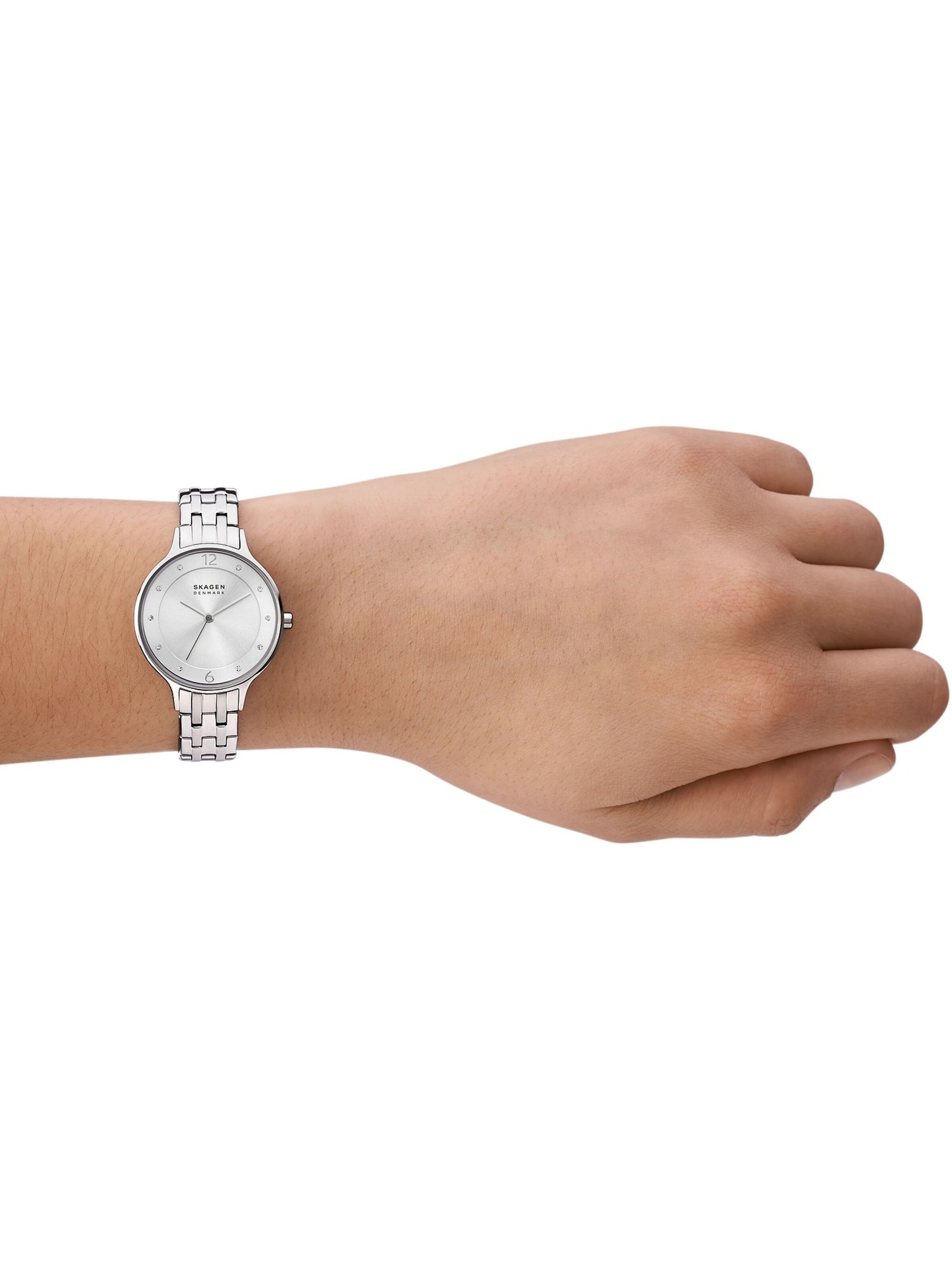 SKAGEN Analoguhr in Silber: Vorderseite