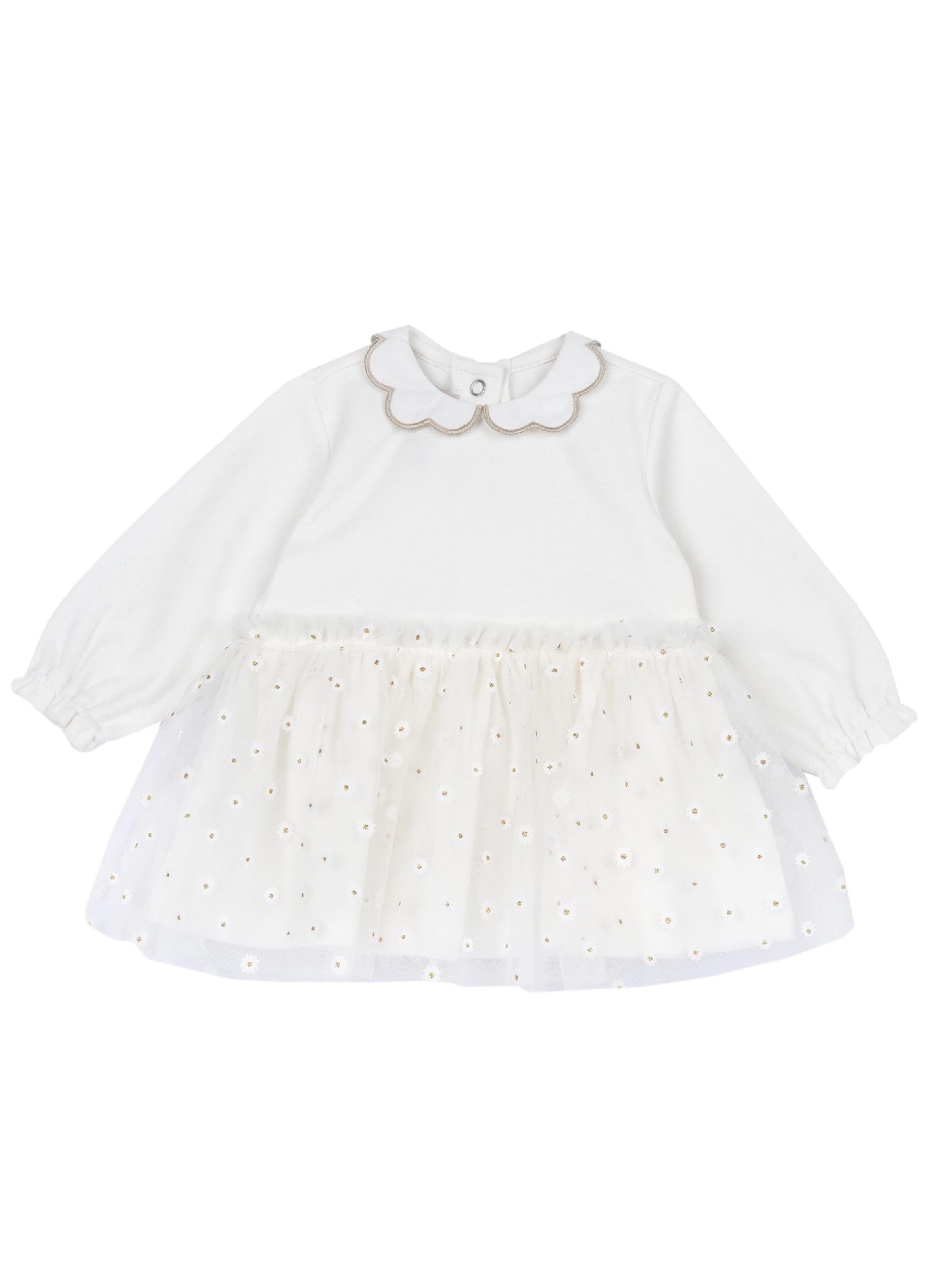 Rochie de la Chicco pe alb: față