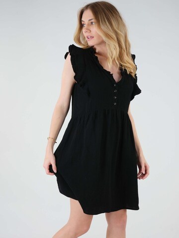Robe d’été 'Agathe' Deeluxe en noir