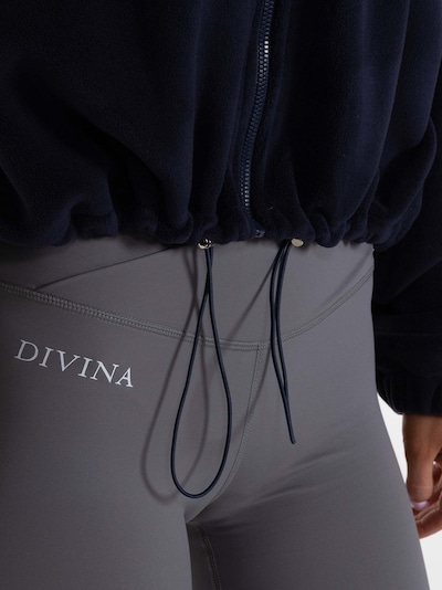 Divina Fleecejakke 'Teddy' i navy, Produktvisning