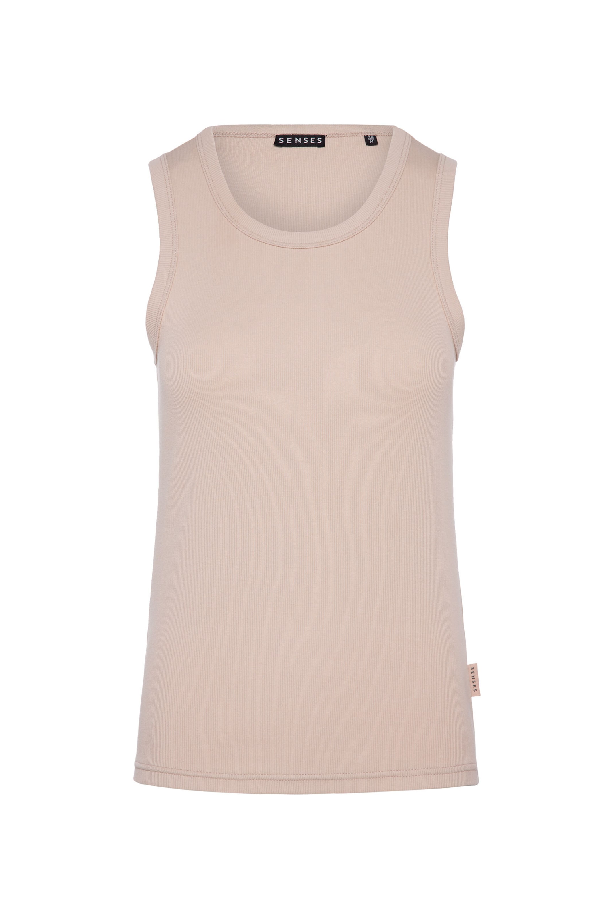 SENSES.THE LABEL Top in Beige: front
