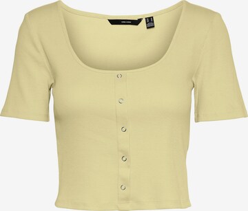 VERO MODA - Camisa 'Natasha' em amarelo: frente