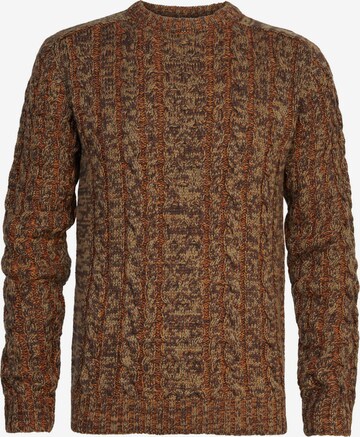 Petrol Industries Sweater 'Grayslake' in Brown: front
