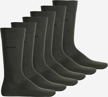 BOSS Sokken in Groen: voorkant