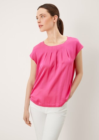 s.Oliver BLACK LABEL Blouse in Roze: voorkant