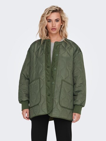 Veste mi-saison 'JUNG' ONLY en vert : devant