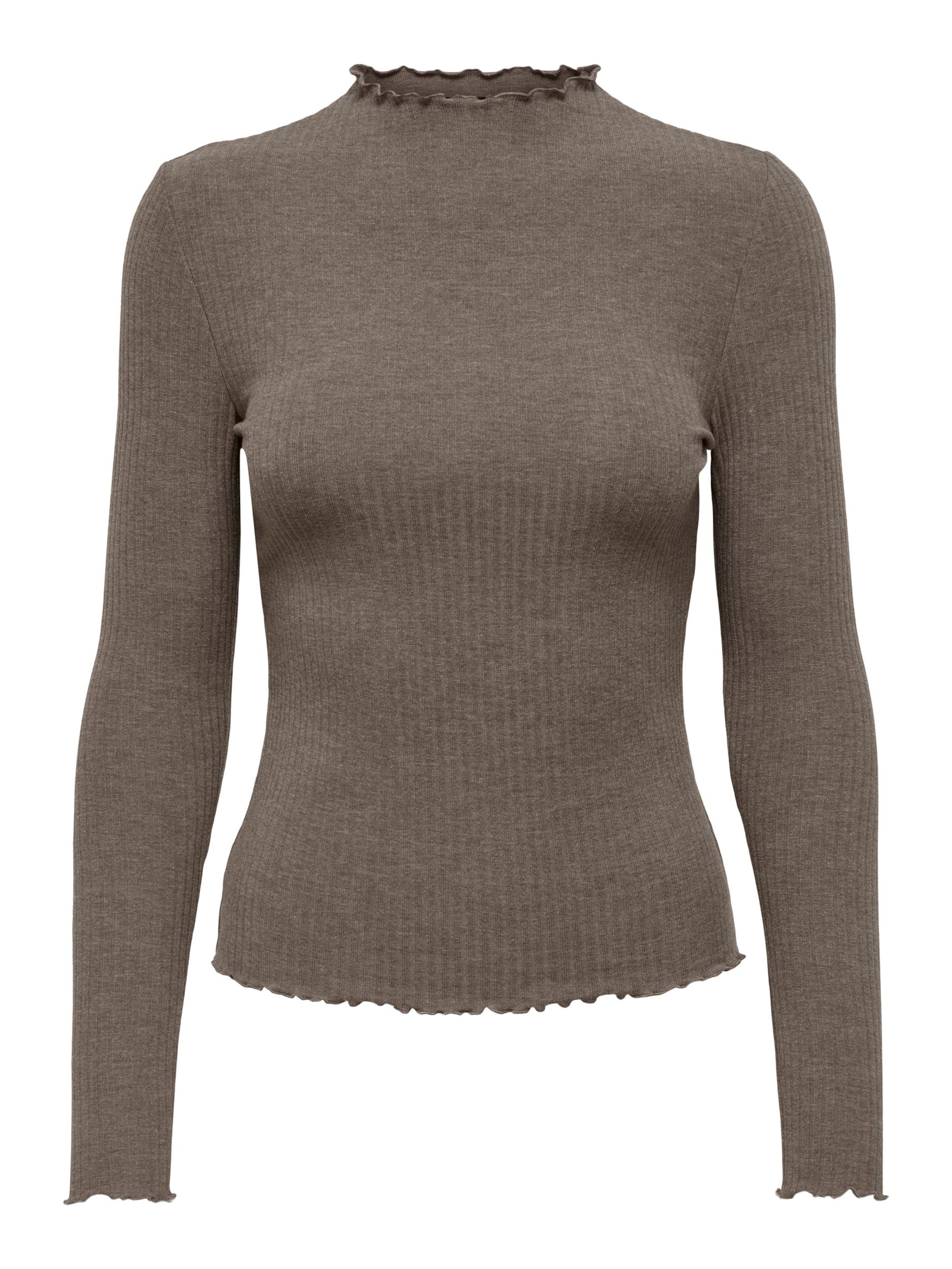 brūns ONLY T-Krekls 'ONLEmma': no priekšpuses