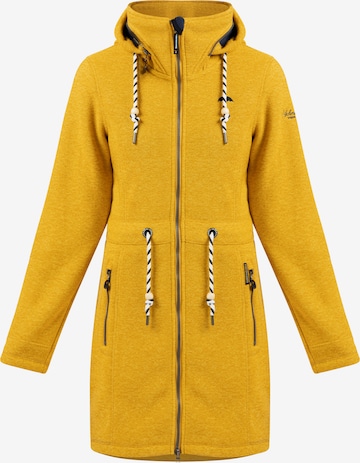 Schmuddelwedda Fleece jacket in Yellow: front