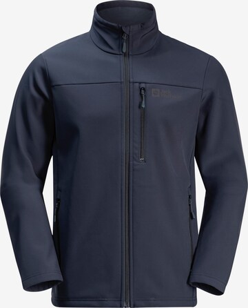 JACK WOLFSKIN Outdoorjas 'Whirlwind' in Blauw: voorkant