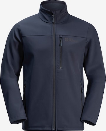 JACK WOLFSKIN Outdoorjas 'Whirlwind' in Blauw: voorkant