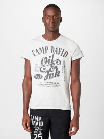 CAMP DAVID T-Shirt in Grau: Vorderseite