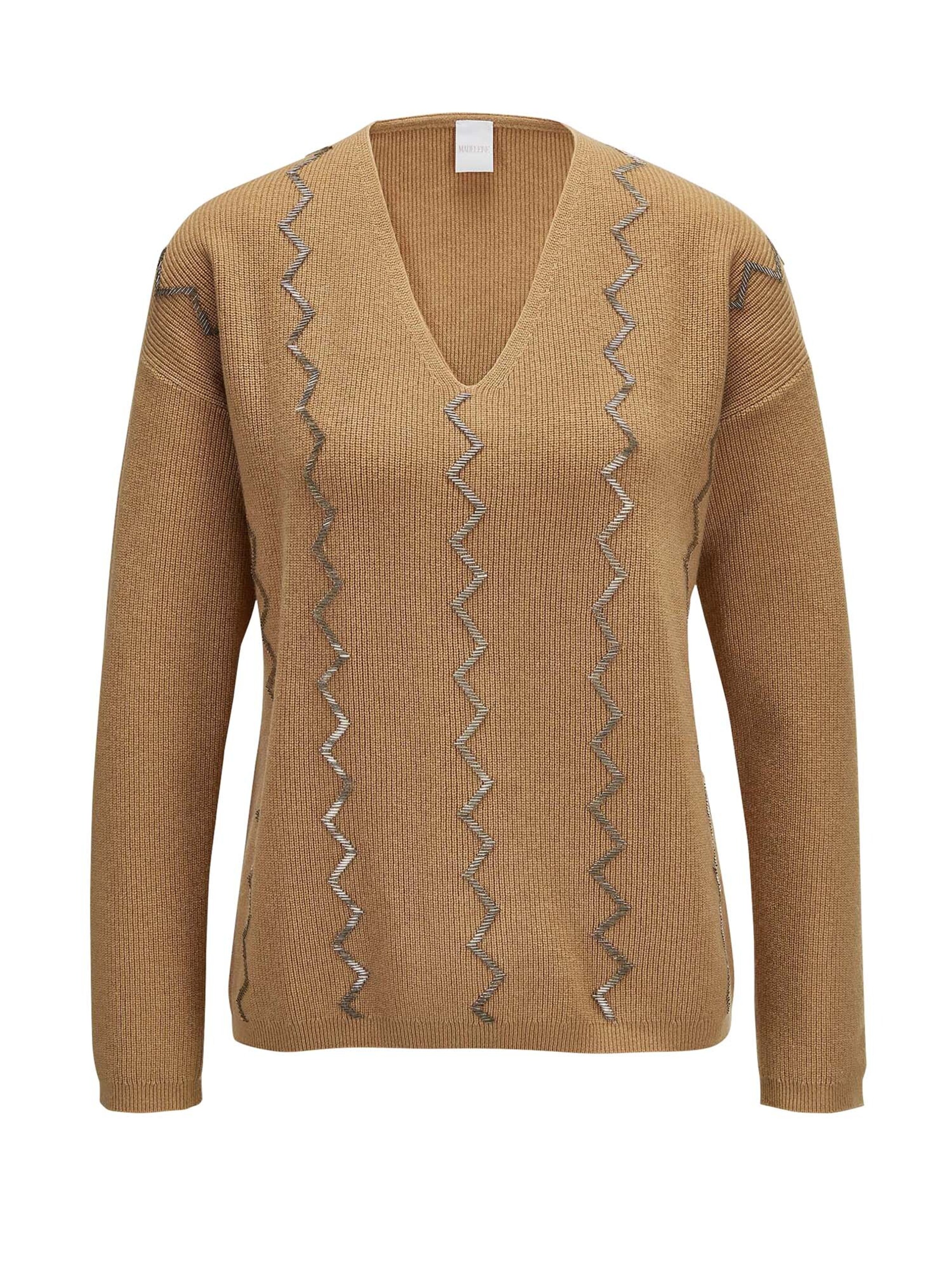 Pull-over MADELEINE en marron : devant