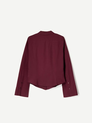 Bershka Bluse in Rot