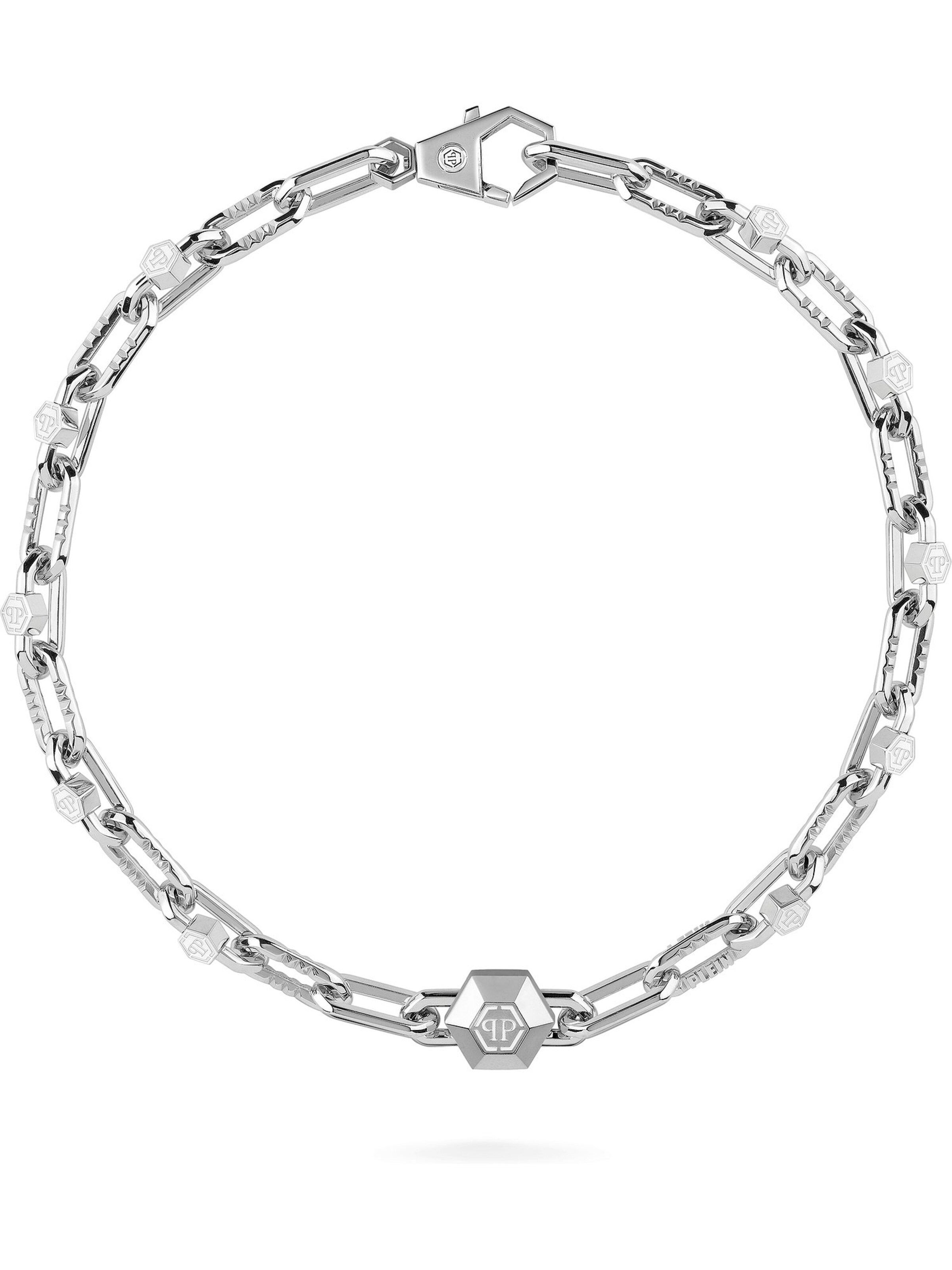 Philipp Plein Kæde i sølv: forside