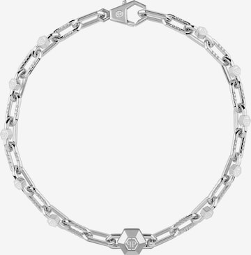 Chaîne Philipp Plein en argent : devant