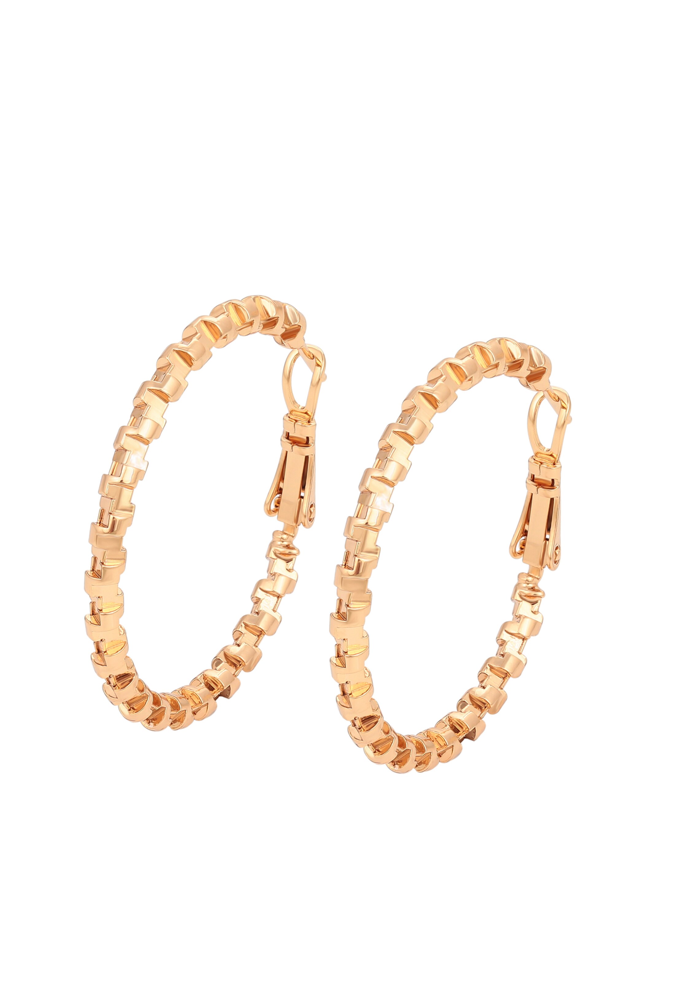 faina - Brincos em ouro: frente