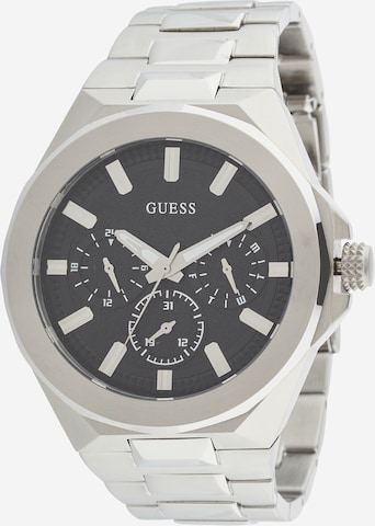 GUESS Аналоговые часы в Серебристый: спереди