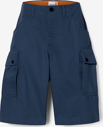 Pantaloni cu buzunare de la TIMBERLAND pe albastru: față