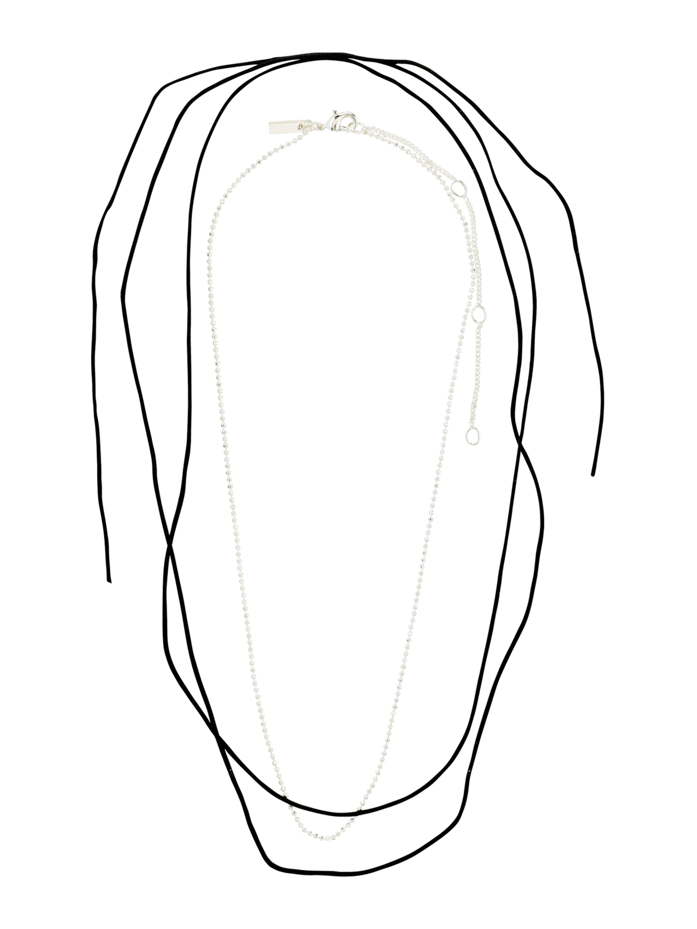 Pilgrim Цепочка 'CHARM' в Черный: спереди