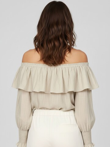 WEARABLE STORIES Blouse 'Noemie' in Beige